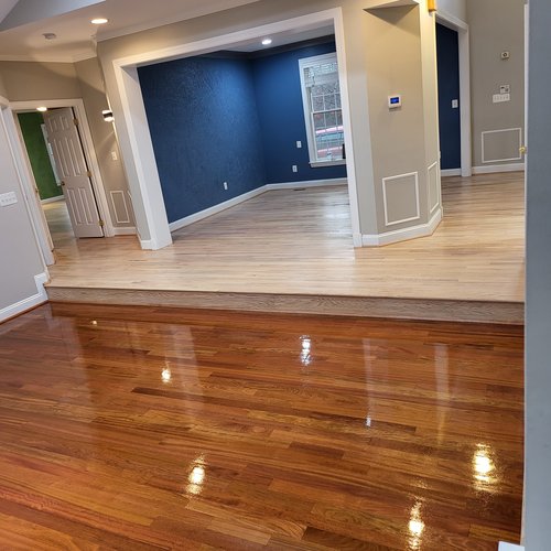 Hardwood Installation in Home by MM Flooring in Crofton, MD